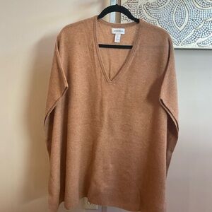 Nordstrom one Size Camel Cashmere Poncho